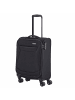 travelite Chios - 4-Rollen-Kabinentrolley S 55 cm (schwarz) in schwarz