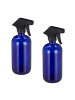 relaxdays 4 x Sprühflasche in Blau - 500 ml