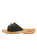 Woody Sandale in schwarz