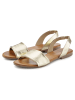 LASCANA Sandale in goldfarben