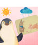 Mr. & Mrs. Panda Badematte Hasen Muschel ohne Spruch in Gelb Pastell
