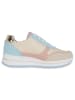VAN HILL Sneaker Wedges Valencia in Beige Rosa Gold Metallic