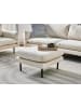 Beliani Ottomane VINTERBRO in Beige/Schwarz - (W) 70 x (H) 44 x (L) 70 cm