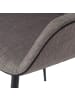 Angel Cerdá Stuhl 4005 in Grau/Schwarz – (B)60 x (H)77 x (T)59 cm
