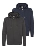 !SOLID Sweatjacke SDColineareg 2Pack 21301158ME Basic Hoodie als Doppelpack in Blau