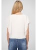 Cloud5ive Cloud5ive Cloud5ive Damen Shirt Chiffon Top Fledermausärmel in white