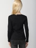 KOROSHI Langarm-T-Shirt in SCHWARZ