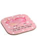 Mr. & Mrs. Panda Design Untersetzer Einhorn Schwein mit Spruch in Rot Pastell