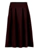 Vera Mont Midirock mit Gummizug in Dark Maroon