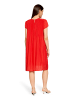 Betty Barclay Plisseekleid kurzarm in Red/Pink