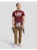 Lee T-Shirt Lee Original in Port