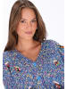 myMo Cardigan in blue multicolor