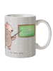 Mr. & Mrs. Panda Kaffeetasse Nachhilfelehrerin Herz ohne Spruch in Grau Pastell