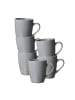 Ritzenhoff & Breker 6er Set Kaffeebecher Kitwe 370 ml in Grau