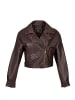 Wittchen Natural leather jacket in Dark brown