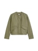 Marc O'Polo Kragenlose Jacke regular in Olive