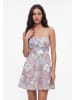 faina Women Dress in Multicolor Sky Blue