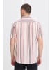 BLEND Kurzarmhemd BHBOBBY Shirt stripe in Rosa