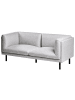 Beliani 2-Sitzer Sofa VORGOD in Grau - (W) 180 x (H) 76 x (L) 84 cm