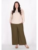 Usha Women Plus Size Pants in green olive