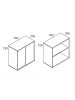 ebuy24 Kommode VandolV1 1 Weiß 70 x 36 cm