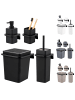bremermann Bad-Accessoires Set SAVONA 4tlg. eckig