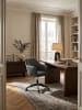 KADIMA DESIGN Schreibtischstuhl MIAMI Anthrazit Stoff Drehstuhl mit Lehne 120 kg,