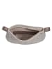 DuDu Hispani Schultertasche Leder 32 cm in pearl grey