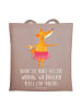 Mr. & Mrs. Panda Schultasche Fuchs Ballerina mit Spruch in Braun Pastell