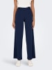 JACQUELINE de YONG Marlene Hose Schlupf Stoffhose GEGGO New Long Culotte Flare Pants in Navy