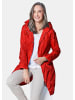 GOLDNER Trendiger leichter Regen Parka aus funktionalem Material in rot