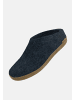 glerups Pantoffeln Ledersohle in Denim