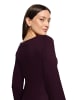 CARTOON Jerseykleid in aubergine - 0001