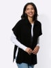 Sieh an! Poncho in schwarz