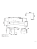 Beliani 5-tlg Lounge Set LACONA in Grau