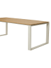 ebuy24 Gartentisch Martinus Teak 210 x 100 cm