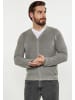 DreiMaster Herren Cardigan in Grau Melange