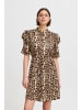 ICHI Kleid IXNINA Regular fit in Stucco Leo Print