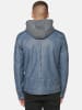 KOROSHI Leder-Effektjacke in blau