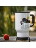 Mr. & Mrs. Panda Kaffeebecher mit Deckel Stinktier Ball mit Spruch in Weiß