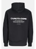 Jack & Jones Hoodie 'Aero Print' in schwarz