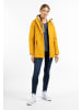 DreiMaster Maritim Damen Regenjacke Mit Webpelzfutter in Senf