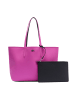 Lacoste Handtasche in Pink/Schwarz