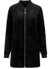 Urban Classics Urban Classics Damen Ladies Long Velvet Jacket in black