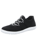 rieker Sportlicher Slipper in schwarz