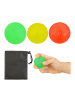 relaxdays 3er-Set: Fingertrainer Ball in Gelb/Rot/Grün