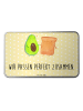 Mr. & Mrs. Panda Aufbewahrungsbox Avocado Toast mit Spruch in Gelb Pastell