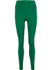 Hummel Leggings Hmlpulse Multisport Damen in VERDANT GREEN