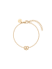 PURELEI Armband Brezel Gold
