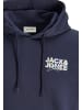 Jack & Jones Hoodie 'JJGEPLAS' in dunkelblau